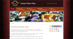 Desktop Screenshot of custompokerchips.fr