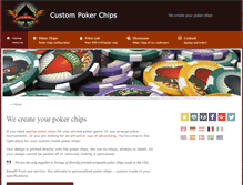 Tablet Screenshot of custompokerchips.fr